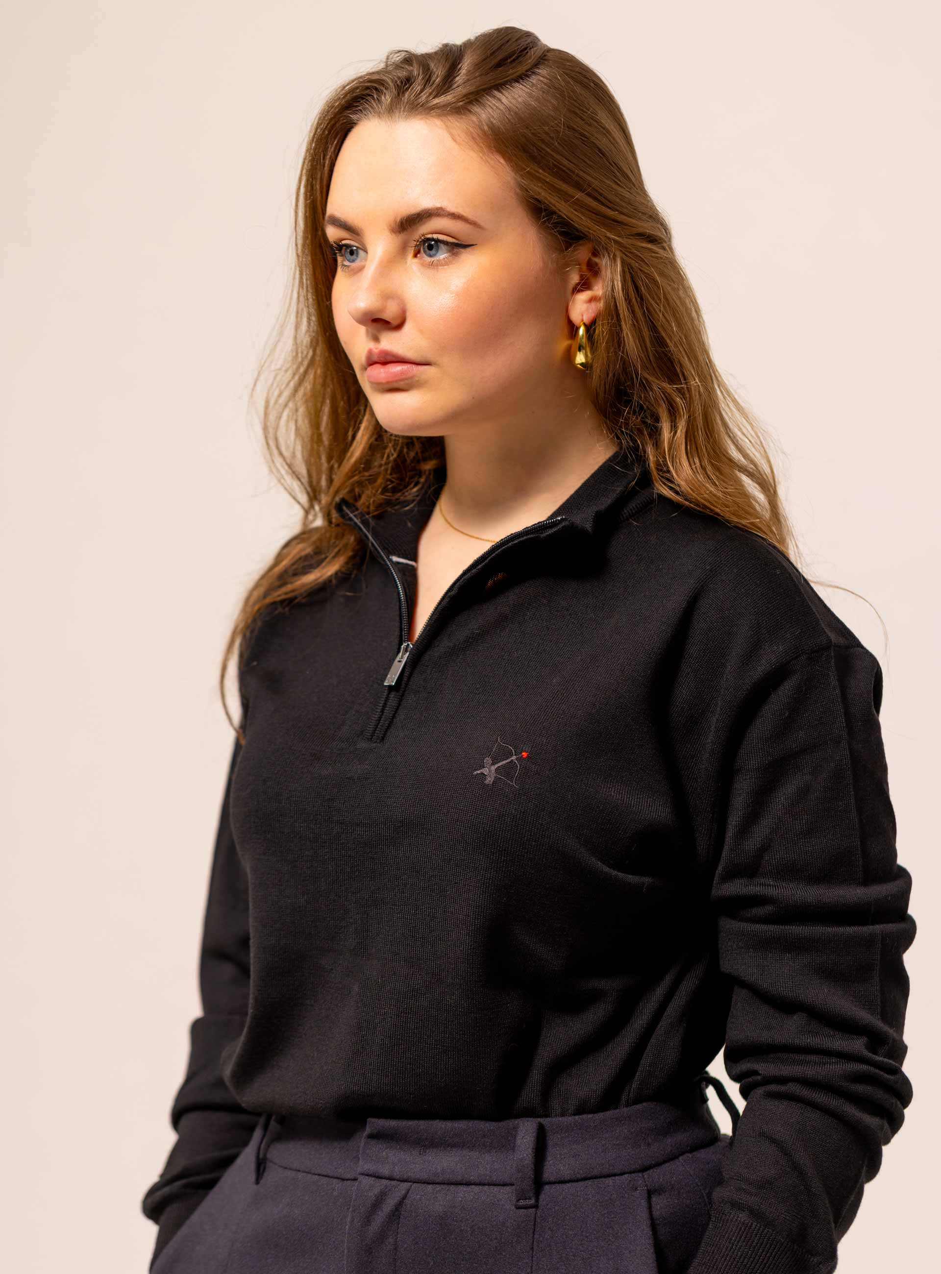 Lana Merino Zip-Pullover